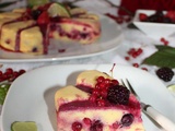 Gâteau fourré aux fruits rouges (sans farine)