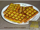 Gaufres de pomme de terre et courgette