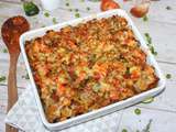 Gratin camarguais au poulet et courgettes