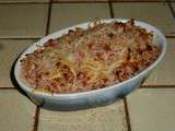 Gratin de jambon chou-fleur (pour 1pers)