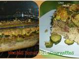 Hachis de boeuf /riz et courgettes