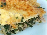 Lasagne au vert et à la dinde