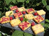 Mini clafoutis aux framboises