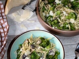 One pot pasta trofies brocoli