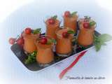 Pannacotta de tomates au chèvre