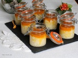 Perles de tapioca sous un coulis de mangue