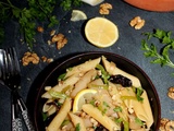 Poêlée de salsifis aux pennes (+ idée menu)