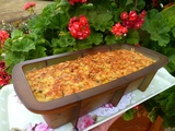 Pudding salé courgette et thon