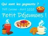 Résultat du défi d'avril * Petit Déjeunons