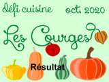 Résultat du défi **Les courges