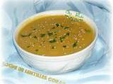 Soupe de lentilles corail