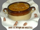 Soupe de potiron aux noisettes