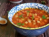 Soupe de tomates à l'orientale