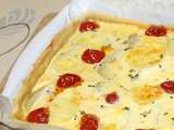 Tarte aux artichauts et aux tomates cerises ( 2 versions )