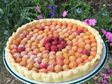 Tarte citron framboises