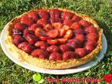 Tarte pommes fraises