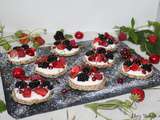 Tartelettes de riz aux fruits rouges