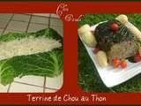 Terrine de chou au thon