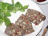 Terrine de lentilles aux fruits secs