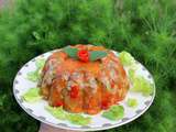 Terrine de veau et ses légumes en gelée