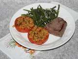 Tomates à la Provencale et l'idée menu des Commis