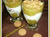 Trifle rhubarbe banane