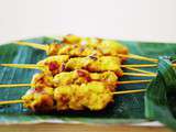 Brochette de poulet Satay