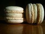 Macarons chocolat blanc / vanilles des iles