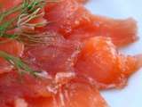 Saumon gravlax