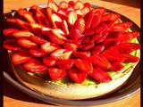 Tarte aux Fraises et Pistaches