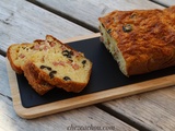 Cake aux olives et au jambon