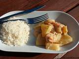 Crevettes à l'ananas au Cookeo  (ou sans robot)