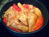 Cuisses de poulet aux tomates