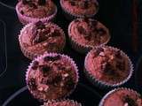 Muffins light flocons d'avoine & fruits secs