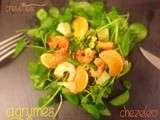 Salade de crevettes et d'agrumes