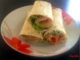 Wrap saumon ricotta sucrine