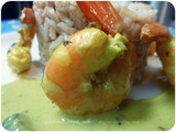 Crevettes au curry { Un tour en cuisine }