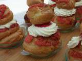 Religieuses aux fraises (Thermomix)