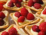 Tartelettes framboises / fraises du jardin