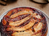 Banana bread tatin : gâteau renversé aux bananes caramélisées