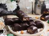 Barres chocolat noisettes