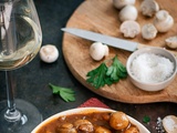 Bourguignon de champignons végétarien