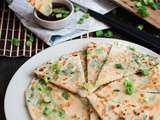 Crêpes chinoises aux oignons verts