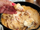 Fërgesë me speca; poivrons grillés et ricotta
