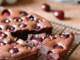 Fondant au chocolat et aux cerises