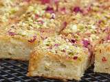 Gâteau amande, cardamome et eau de rose comme une baklava