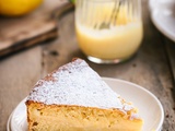 Gâteau au lemon curd