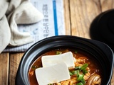 Kimchi jjigae : ragout de kimchi au porc et tofu
