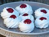 Meringues aux cerises confites