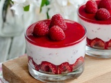 Mousses de framboises; Recette facile